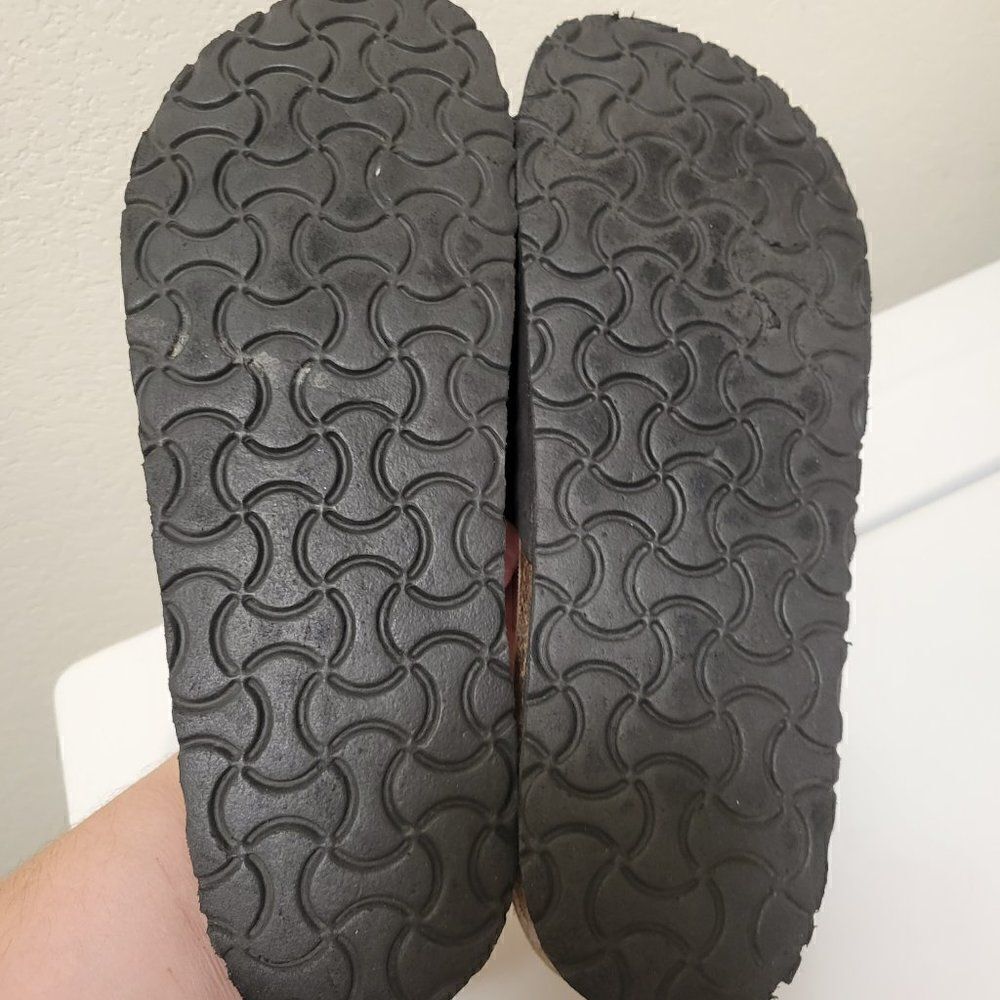 Honors Womens Size 10M Suede Slides Flat Black. - Picture 6 of 7